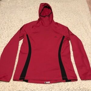 𝅺ADIDAS Formotion Supernova Athletic Hoodie Running Cycling Womens Size L Pink